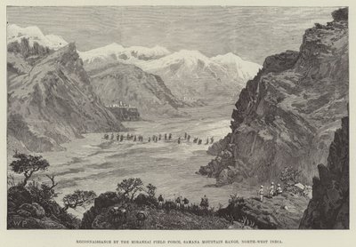 Reconnaissance by the Miranzai Field Force, Samana Mountain Range, North-West India by Walter Paget